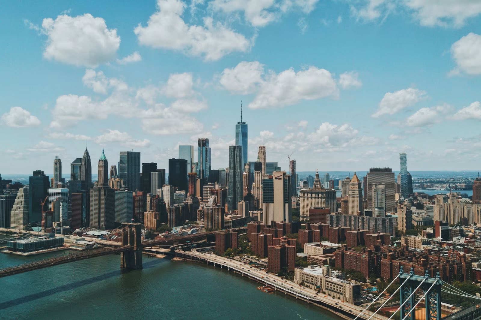 New York City skyline across the boroughs